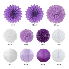 Huglony Circle Dots Paper Banner for wall decor and photo backdrops