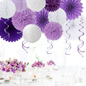 Huglony Paper Lanterns 8in brighten corners with ambient light
