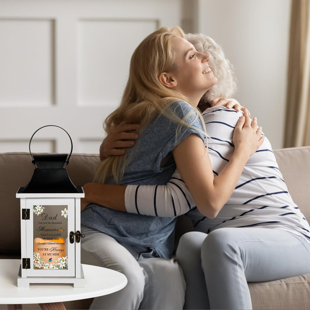 HugMemories 6-hour timer LED candle provides safe, flame-free remembrance.