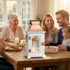 HugMemories ready-to-display lantern suited for shelves or desks.
