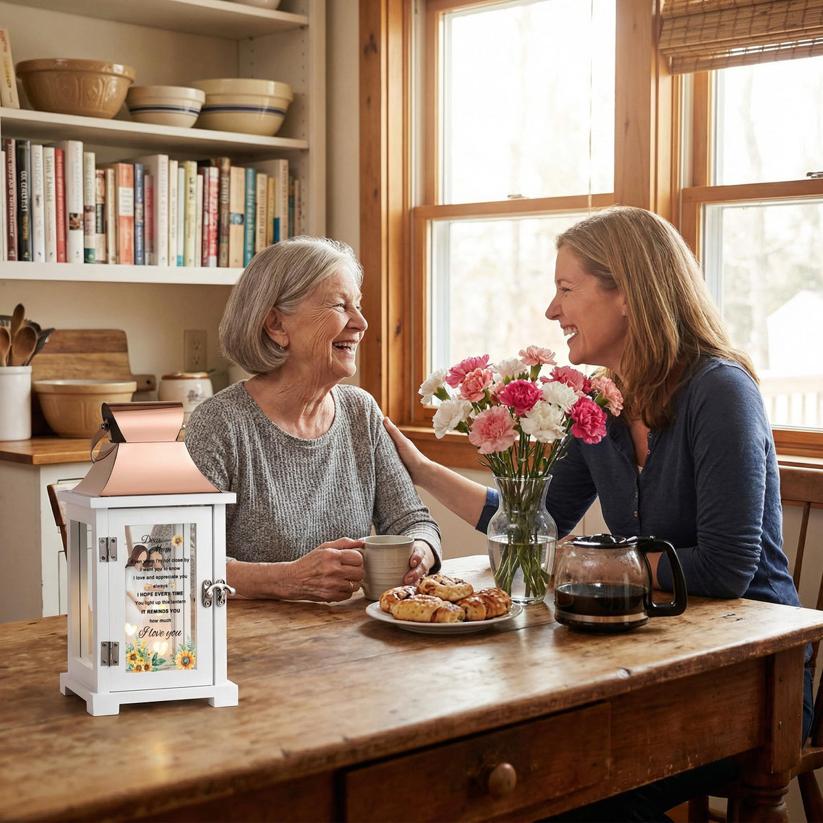 HugMemories display-ready lantern suits desks, mantels, and shelves