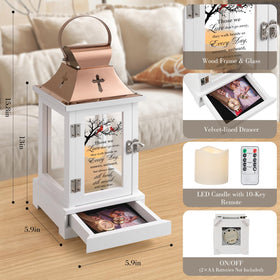 HugMemories lantern drawer keepsakes stores jewelry and notes for personal memories