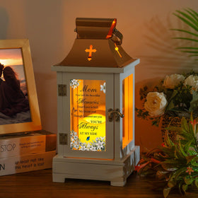 HugMemories flameless candle provides safe, comforting glow.