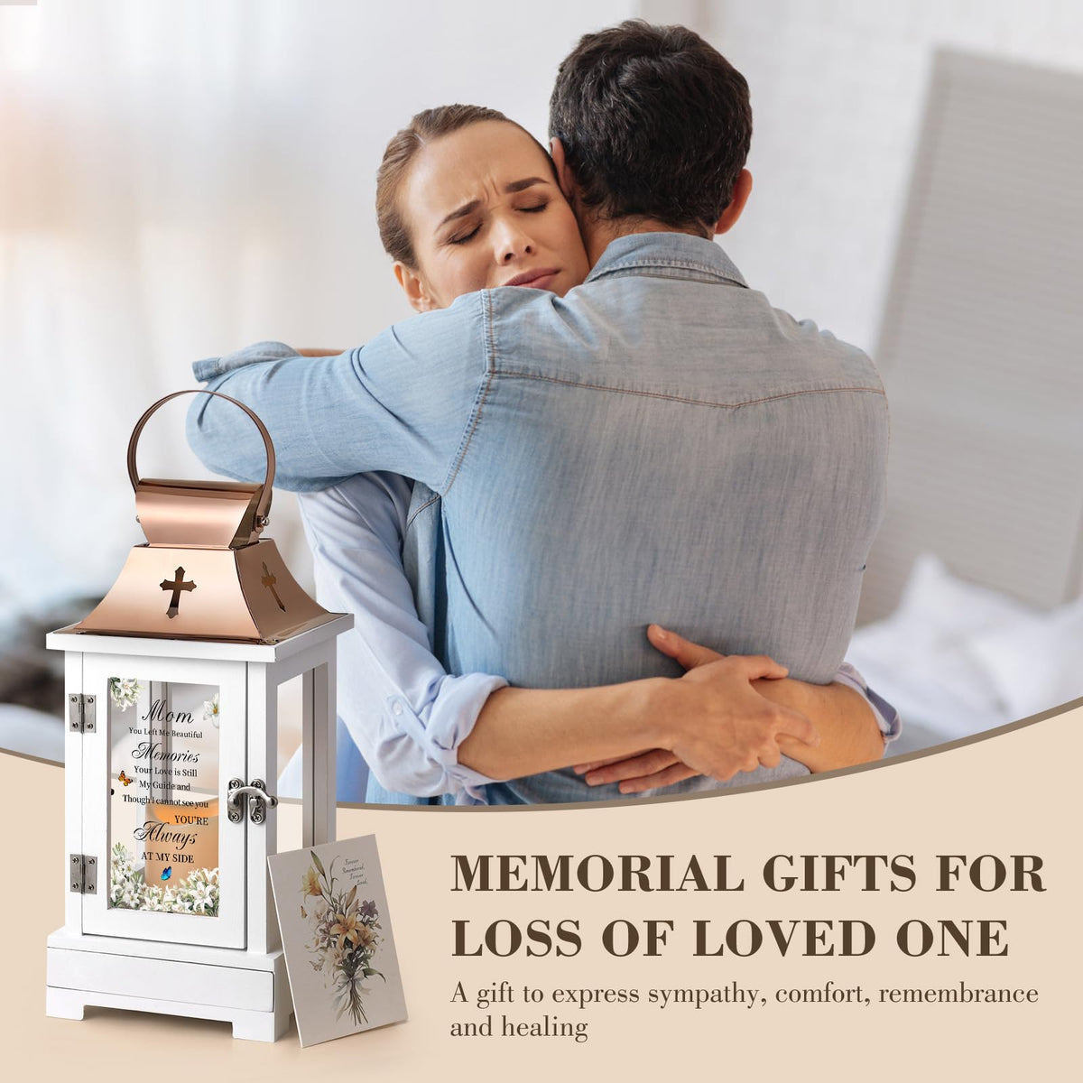 HugMemories remote control enables easy brightness and timer.