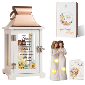 HugMemories sister lantern with heartwarming gift design, ideal for sister birthdays.