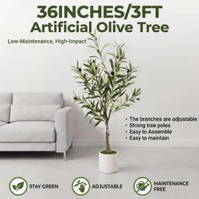 Huhemy detailed olive leaves texture enhances realism in any room