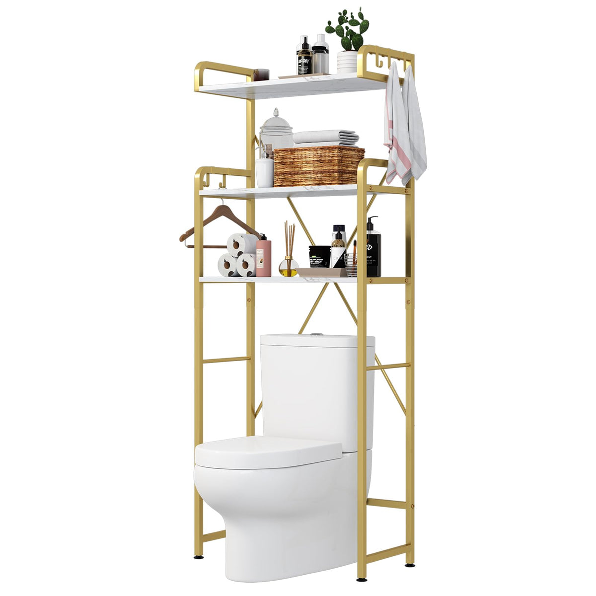 Huhote retro elegant design complements modern bathrooms.