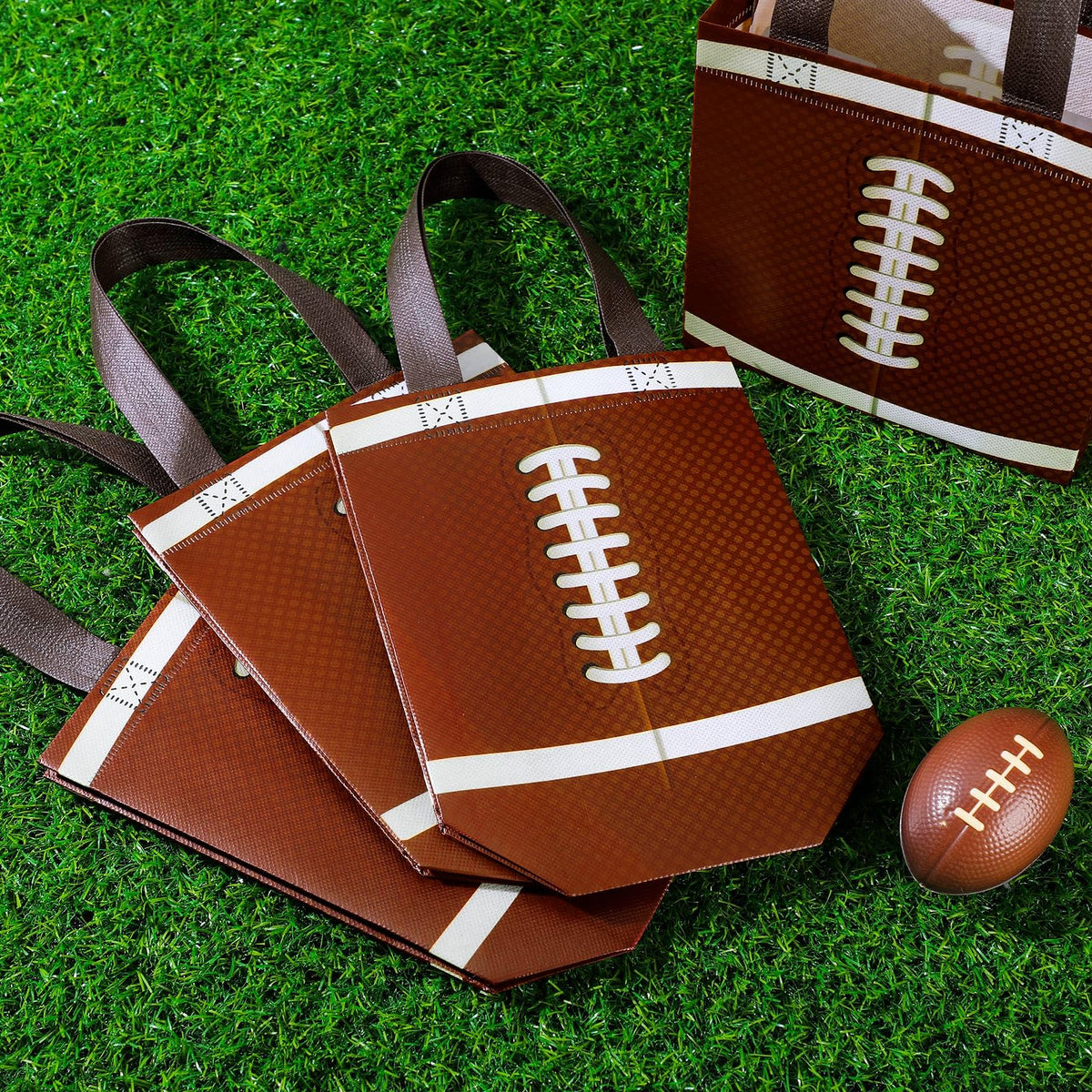 Huhumy football-themed party decor bags fit many occasions.