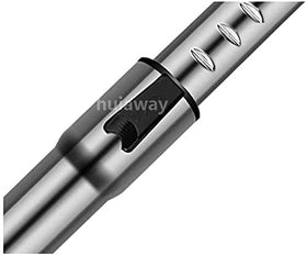 HUIAWAY chrome wand reaches tight spaces for dusting beneath furniture.