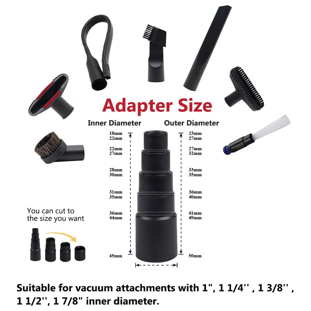 HUIAWAY vacuum extension wand extends reach for tight spaces and corners