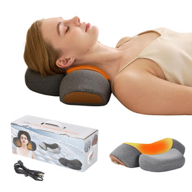 Huieo 3-in-1 heated neck pillow with heat for cozy neck relief on the sofa