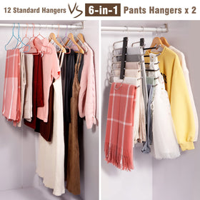 HUITEM open-ended design enables easy hanging of skirts and scarves