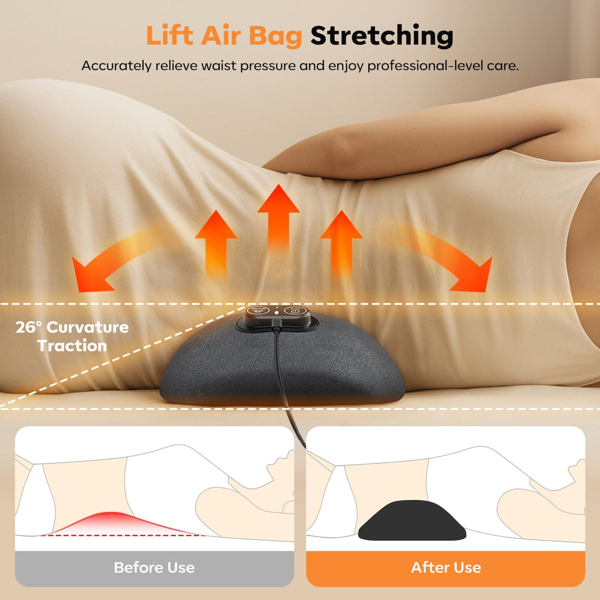 HuixinLine Smooth Triple Fusion pillow vibration mode delivers relaxing massage