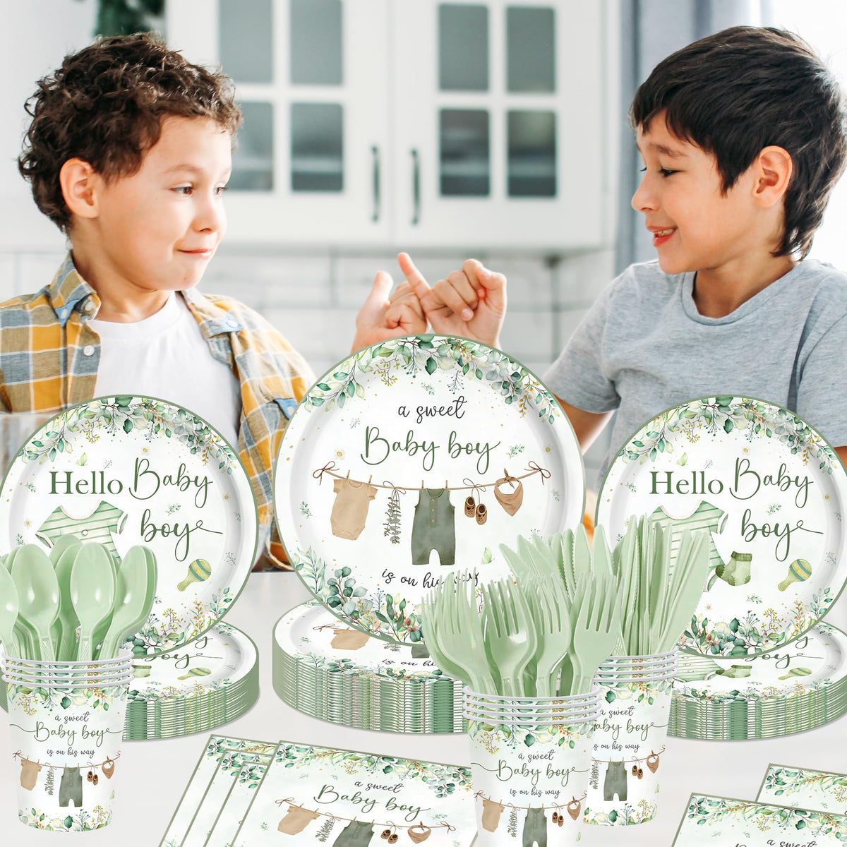 HUIYANFSY warm eucalyptus leaf decor creates inviting party ambience