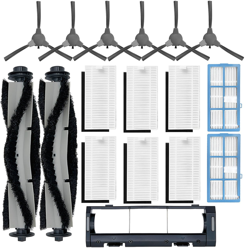 HUIZHEN SmartClean 2000 main brush 1 boosts debris pickup on carpets.