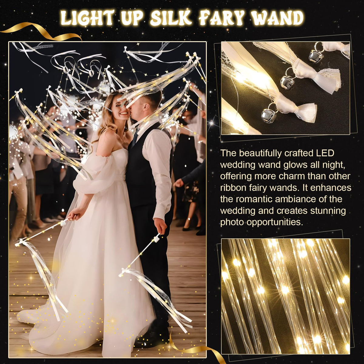 HUIZONHOME wand length 55 cm makes waving comfortable