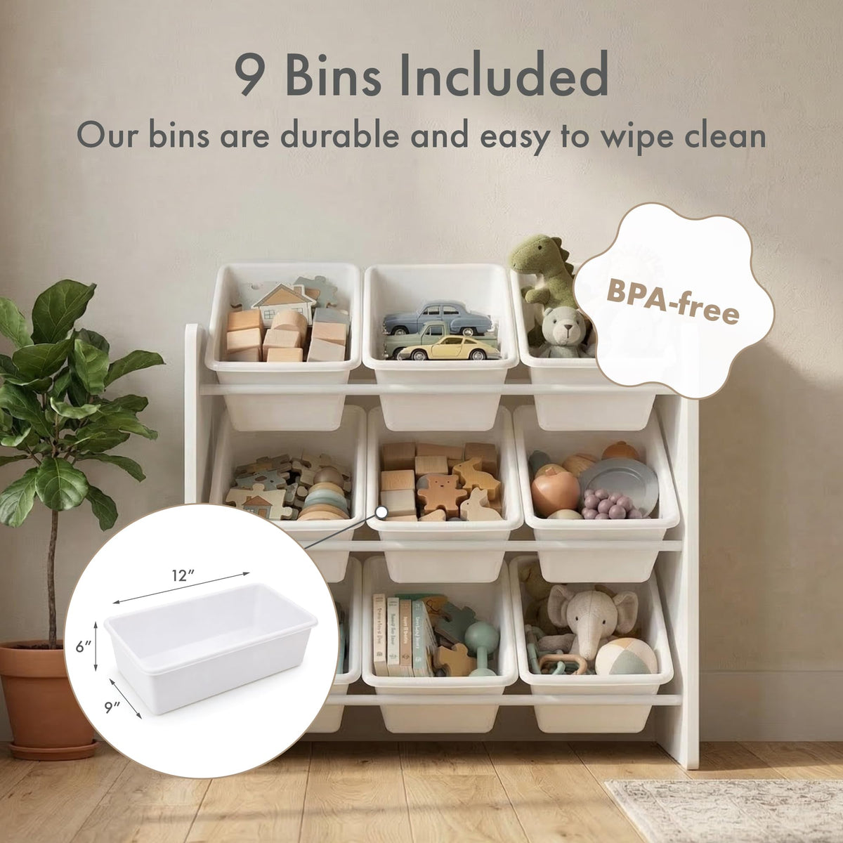Durable Humble Crew engineered wood frame provides sturdy support.