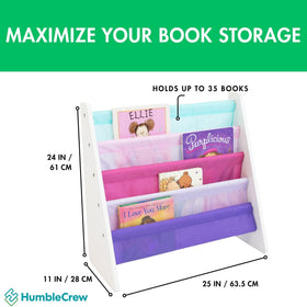 Compact Humble Crew Bookshelf fits small spaces like bedrooms or play areas