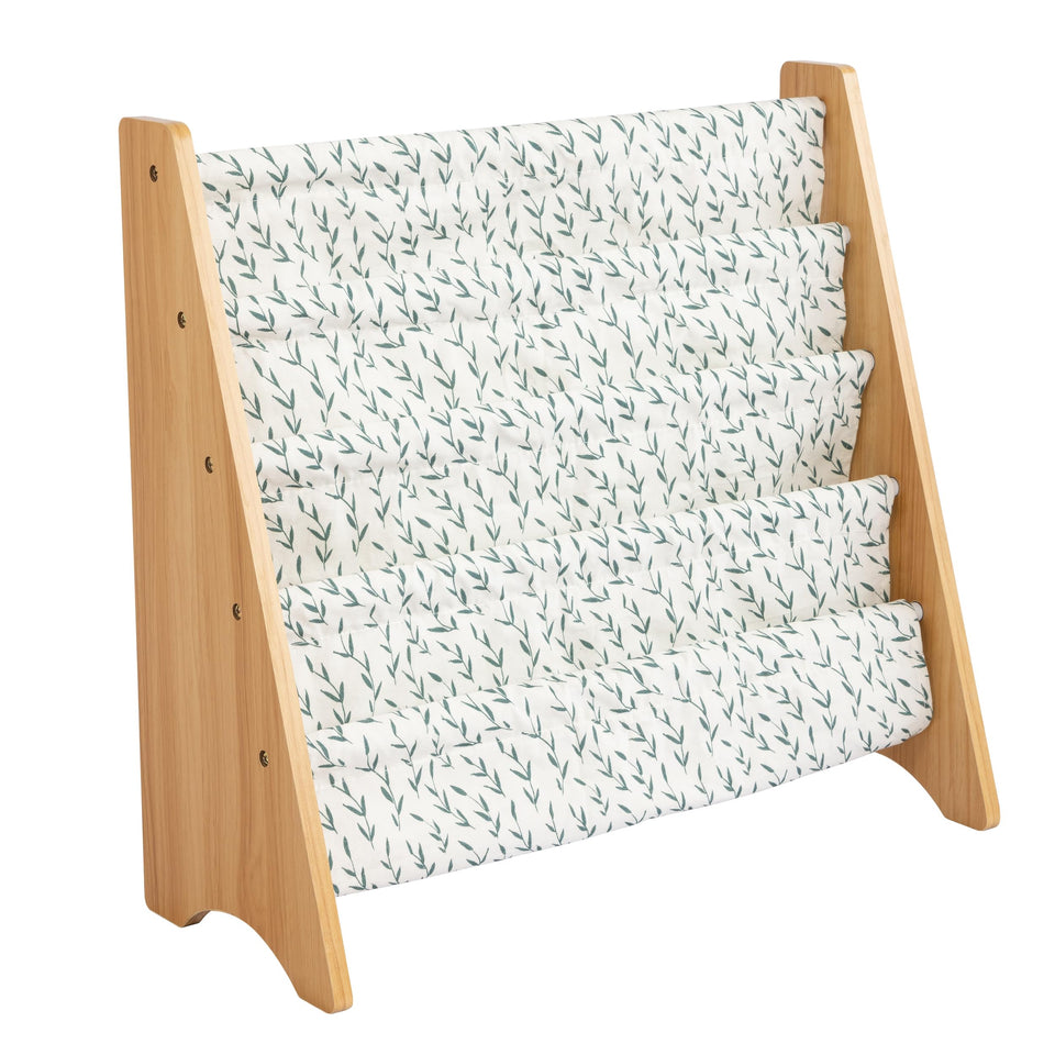 Humble Crew Kids Bookshelf front-facing display showcases covers for easy independent reading.