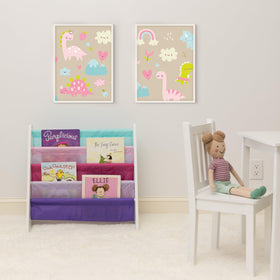 Humble Crew reading corner with the shelf supporting a cozy book area