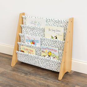 Humble Crew Bookshelf toddler-friendly design keeps books within reach for everyday exploration.