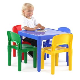 Humble Crew kid-sized chairs with safe rounded edges for daily use