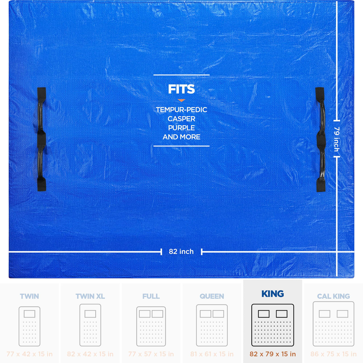 HUMFY multi-use storage bag for mattresses, bed bases, and pillows