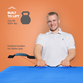 Humfy queen-size bag keeps dust and moisture out during renovations.