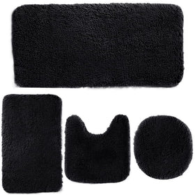 Huniupore toilet lid cover non-slip black adds comfort and style.