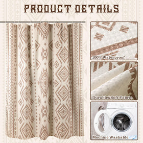 HunnmingRe 72x72 curtain fits most standard tubs for versatile layouts.