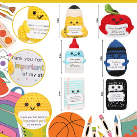 HunnmingRe crochet crayon-doll for a playful learning gift.