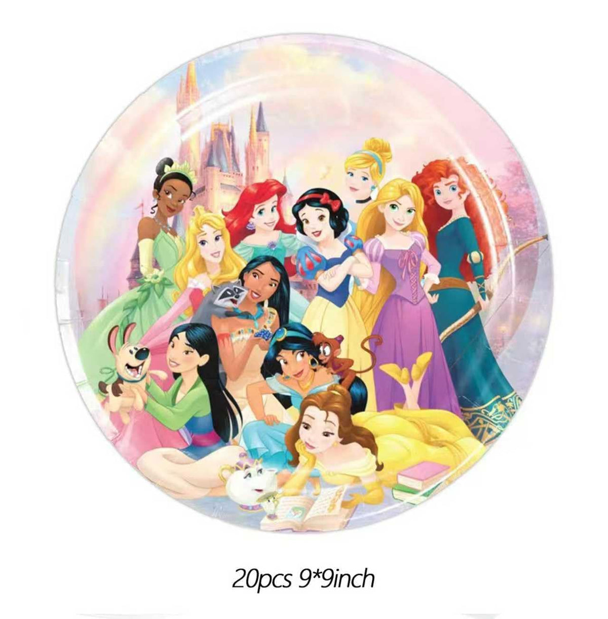 Hupalun Disney Princess tablecloth ties the theme together at meals