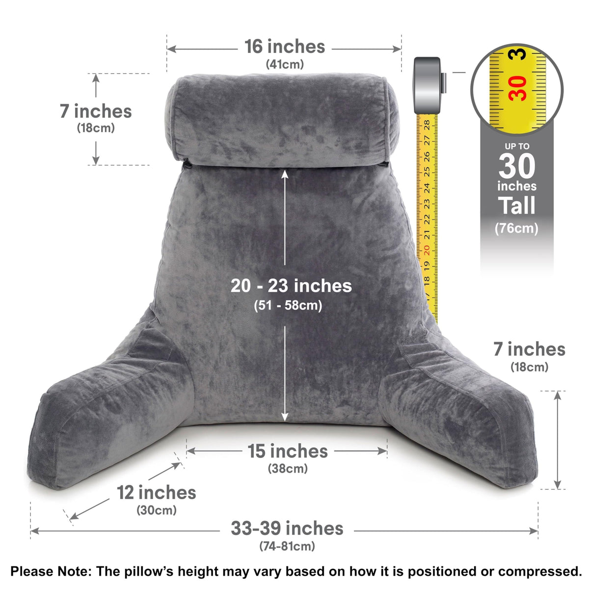 Husband Pillow XXL removable cover for easy cleaning