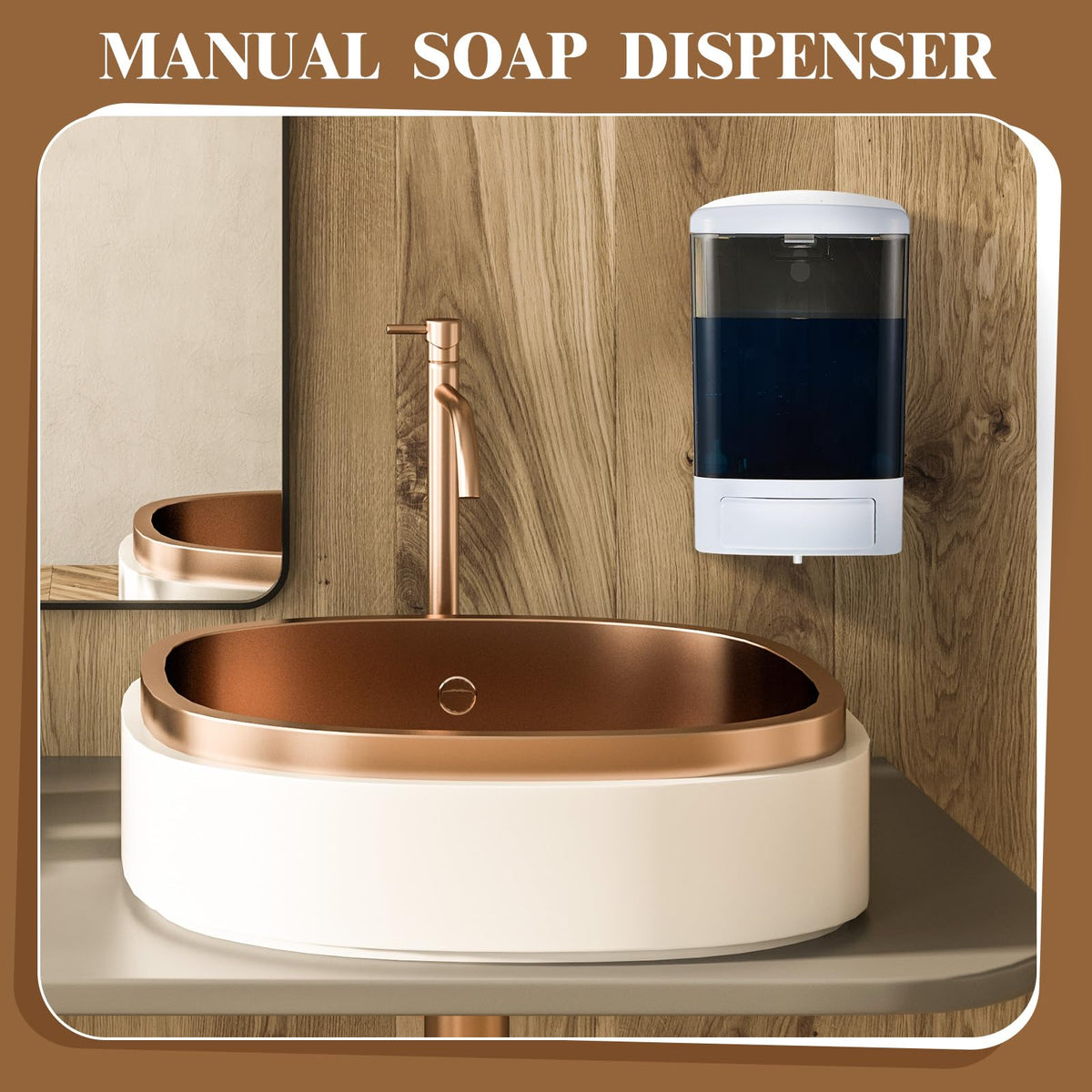 Hushee 1000ml capacity wall-mounted dispenser reduces refills while staying discreet.