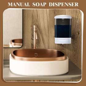 Hushee 1000ml capacity wall-mounted dispenser reduces refills while staying discreet.