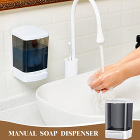 Hushee hotel and office wall-mounted dispenser with compact design.