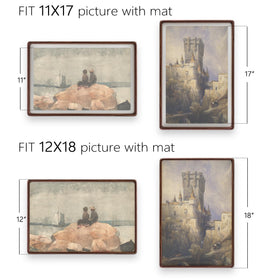 Husteria shatterproof plexiglass protects artwork while keeping clear visibility