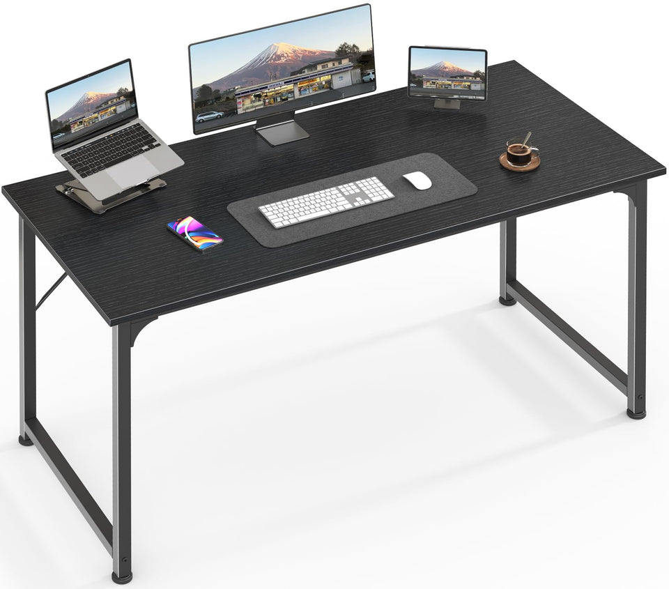 Huuger 48-inch desk front view with storage for organized workspace.