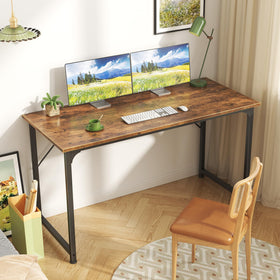 Huuger desk grey finish matches modern spaces