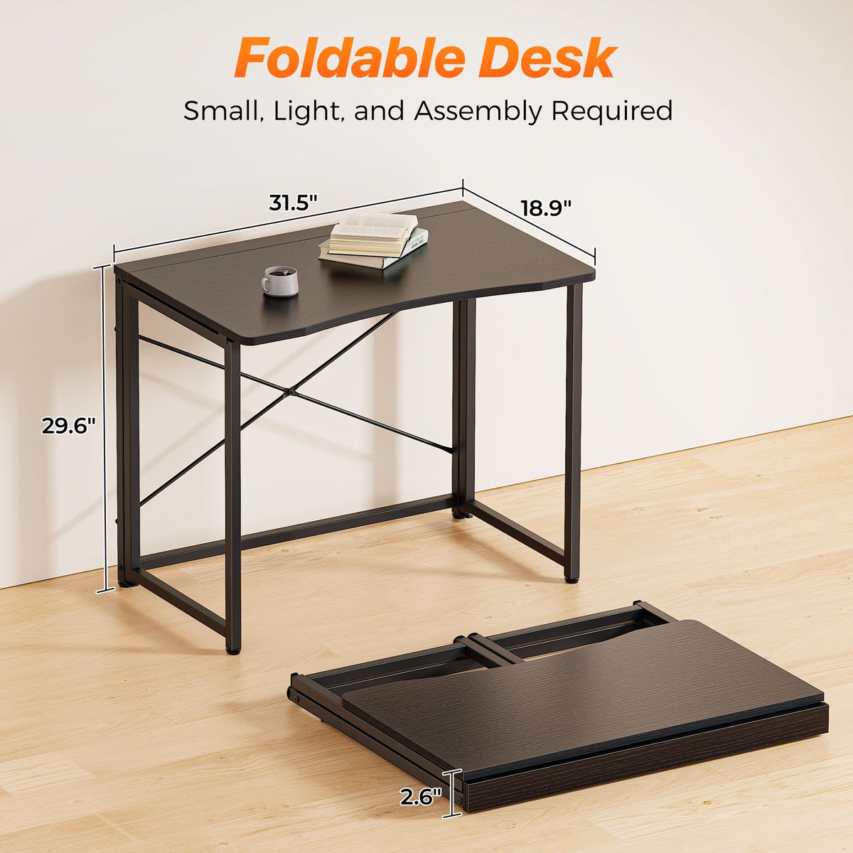 Huuger folding desk portable for road trips and travel