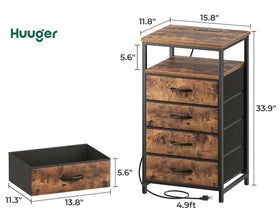 Huuger entryway use doubles as a console for keys and mail.