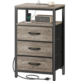 Huuger nightstand compact footprint fits small rooms or apartments.