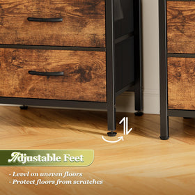 Huuger nightstand fits small spaces, ideal as bedside or compact end table.