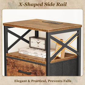 Huuger nightstands arrive with easy assembly instructions.