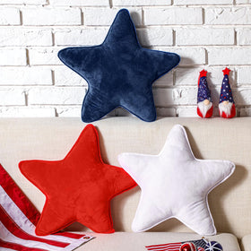 Huwena 3-piece patriotic star pillows set adds festive charm to seating