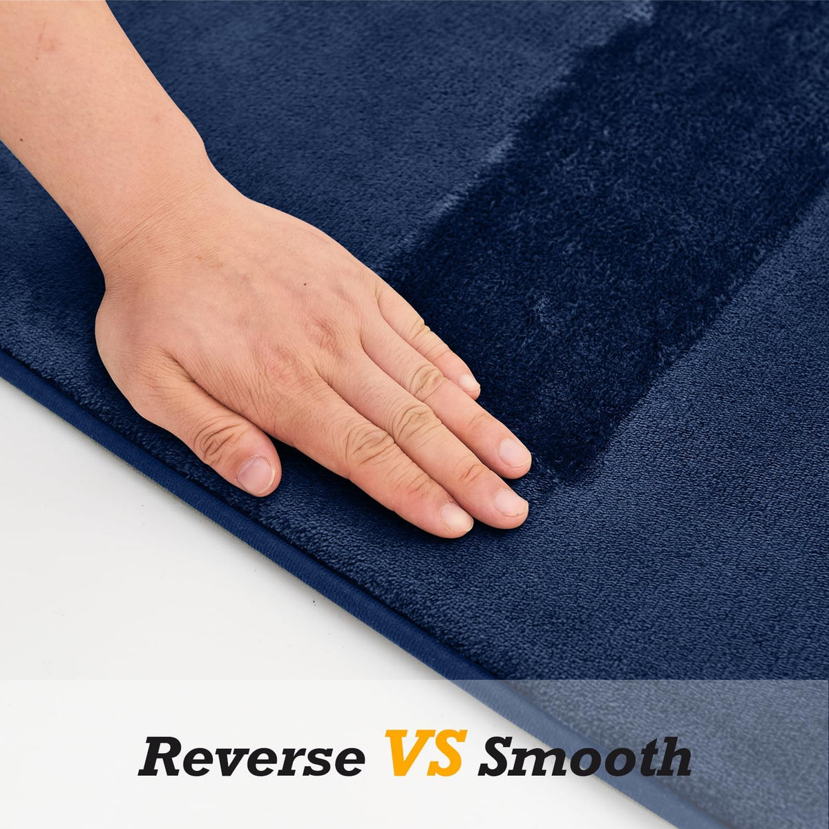 HUXMEYSON rug set in hotel-style bathroom shows versatile use