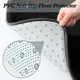 HUXMEYSON memory foam bath mat with CertiPUR-US certification for soft support
