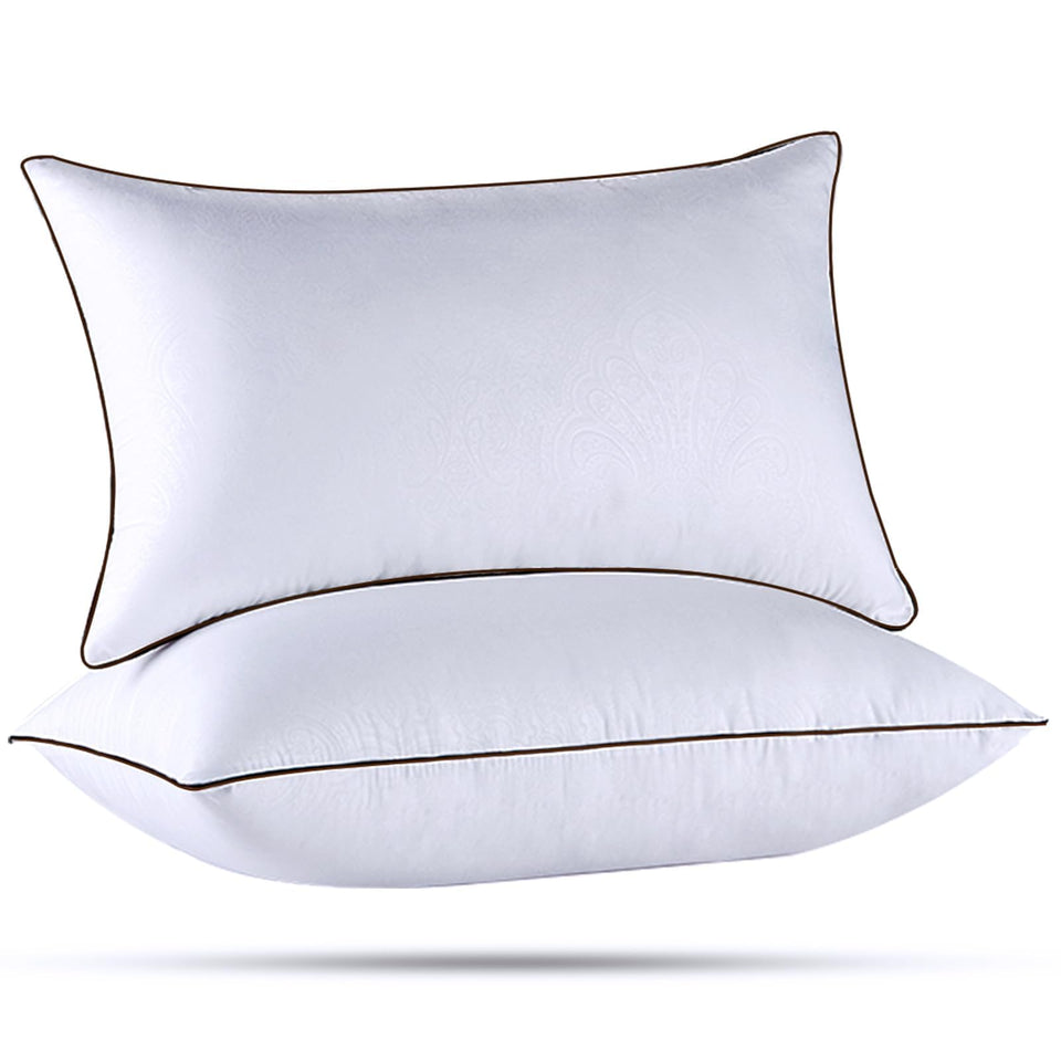 HUXMEYSON queen soft-breathable-microfiber pillows provide cool, comfortable support