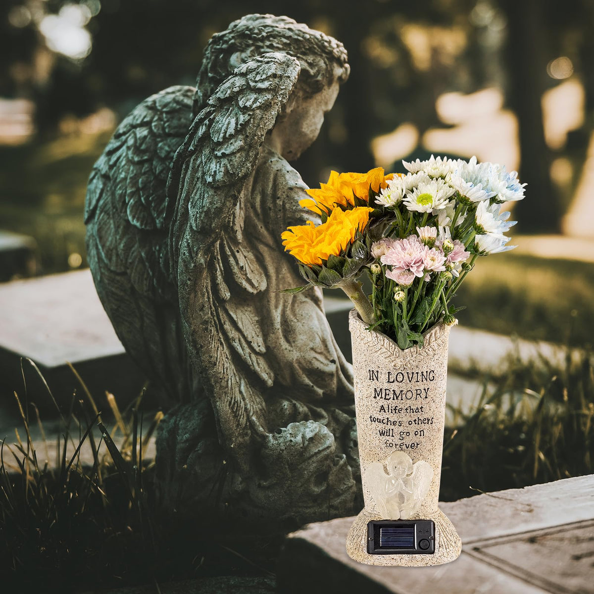 HUYIENO drainage plug vase keeps flowers from drowning or drying