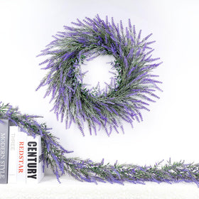 HUZIYAHAN wreath ships flat and unfolds to a lush look.